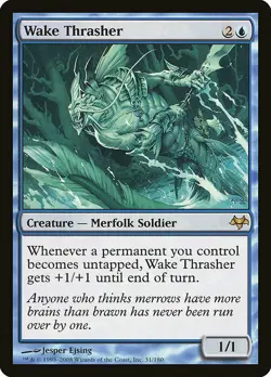 1x Wake Thrasher - NM English MTG - Eventide - Image 1