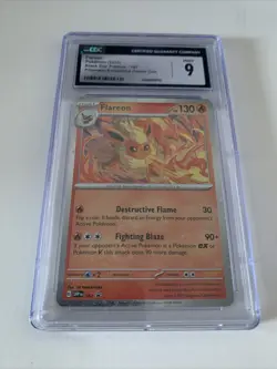 Flareon Black Star Promo I67 CGC 10 | Pokemon Evolutions Prismatic Holo - Image 2