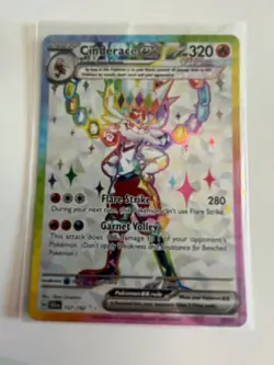 Cinderace ex 157/142 Ultra Rare Holo Near Mint Condition Stellar Crown - Image 1