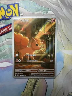 Pokemon TCG Mega Evolution Vulpix 138/132 Illustration Rare NEAR MINT NM - Image 1