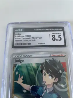 Pokemon Judge Holo TG25/TG30 Silver Tempest 2022 CGC 9.5 Mint+ - Image 4