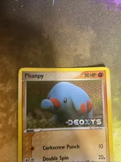 Pokemon Phanpy #69/107 Reverse Holo Common - 2005 EX Deoxys - NM Condition - Image 2