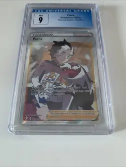 Piers Shining Fates 069/072 Pokemon CGC 9 GEM MINT Full Art Trainer - Image 2