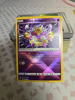 Pokemon - Radiant Alakazam - 059/195 - Silver Tempest - Ultra Rare - Image 1