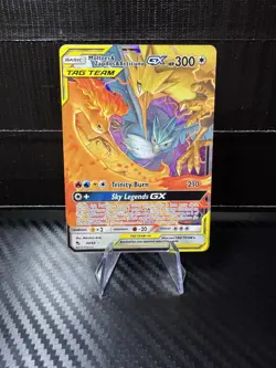 Moltres & Zapdos & Articuno GX 44/68 Hidden Fates Holo Tag Team Pokemon TCG NM - Image 1