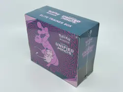 Pokemon Unified Minds Elite Trainer Box ETB sealed with plastic protector - Image 1