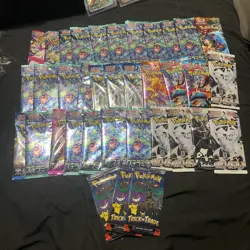 Pokemon Booster Pack Lot Of 36 Japanese Packs - Image 1