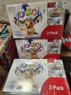 3x Pokemon Prismatic Evolutions Costco Elite Trainer Box + Booster Bundle Sealed - Image 3