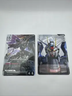 Freedom Gundam GD01-065 LR GUNDAM Card Game W/ Bonus - Image 3