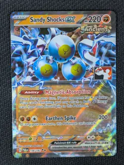 Sandy Shocks EX - Pokemon Prize Pack Series Cards PAR 108/182 Double Rare - Image 1