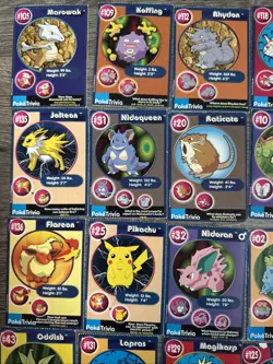 Lot of 34 Pokemon Poke Trivia Burger King Cards 1999 - Image 2