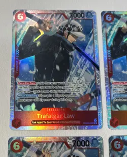 One Piece PRB02 Trafalgar Law English Playset PRB02-002 4 Card Set Best Vol.2 - Image 2