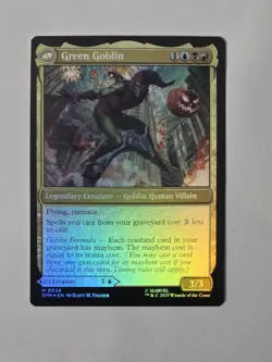 Norman Osborn / Green Goblin Marvel's MTG Card Spider-Man (FOIL) NM - Image 2
