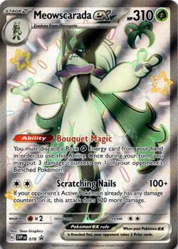 Meowscarada ex - SV: Scarlet & Violet Promo Cards 078 Promo Holo Pokemon - Image 1