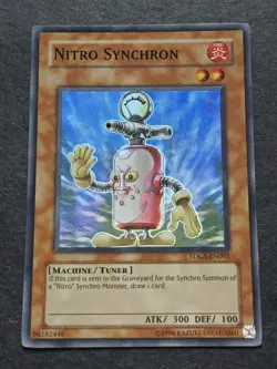Nitro Synchron Super Rare Yu-Gi-Oh Trading Card - Image 1
