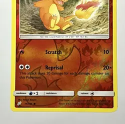 Charmander 11/181 (LP) Reverse Holo Sun & Moon: Team Up 2018 Pokemon Card - Image 5