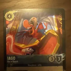 Disney Lorcana - Iago Out of Reach D23 Exclusive Trading Card 2025 - Image 4