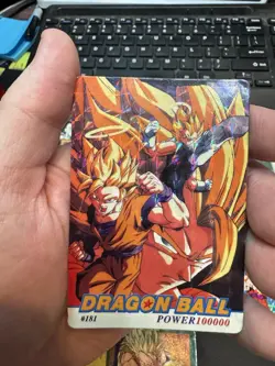 Dragon Ball ART COLLECTION PRIZM HOLO LOT UNKNOWN YEARS 10 CARD LOT 1 - Image 4