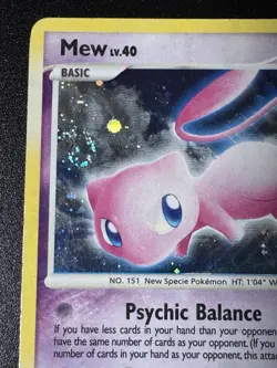 Mew 15/132 D&P Secret Wonders Pokemon Card Holo Foil Rare Swirl HP - Image 3