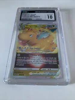 Dragonite VSTAR Pokemon Go 2022 CGC 10 Pristine | Rare Holo Ultra Card - Image 2