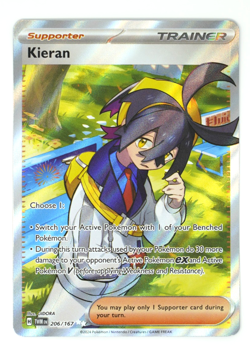 Kieran - 206/167 Ultra Rare SV06: Twilight Masquerade Pokemon TCG Card NM - Image 1