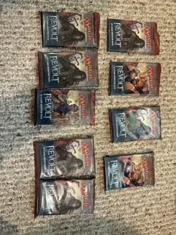 9 Magic The Gathering Aether Revolt Booster Packs - Image 1