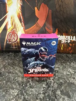 Magic The Gathering: Spiderman NYCC'25 Exclusive Welcome Deck (Venom/Black Deck) - Image 1