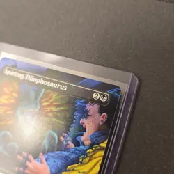 MTG Spitting Dilophosaurus 3 Borderless Regular Rare Jurassic World REX - Image 4