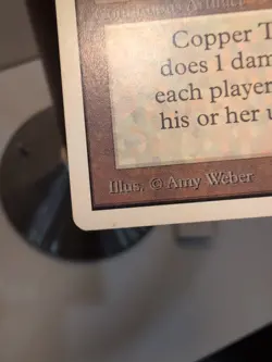 Magic the Gathering Unlimited Copper Tablet NM MTG 1993 Vintage Uncommon - Image 5