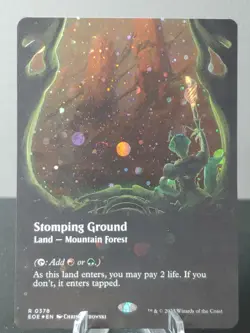 378 Stomping Ground Borderless Galaxy Foil Magic The GatherinEdge of Eternities - Image 1