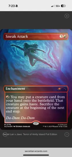 MTG Secret Lair PRESALE - JAWS Terror of Amity Island Set Confirmed Order - FOIL - Image 5
