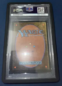 1993 JUZAM DJINN Arabian Nights Mtg Magic The Gathering PSA 5 - Image 2