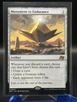 MTG - Monument to Endurance - DFT Regular Rare 0237 - Image 1