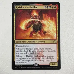 Magic The Gathering RAKDOS THE DEFILER 71/133 Rare Ravnica Allegiance GK MTG - Image 1