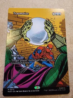 Traumatize - #15 (Borderless) Marvel Spider Man Regular - Mtg - Image 1