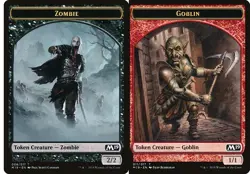 Token - Goblin // Zombie - Game Night X4 (Core Set 2019 (2018)) MTG (NM) *CCGHou - Image 1