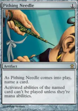 1x Pithing Needle Moderate Play MTG Magic - Kid Icarus - - Image 1