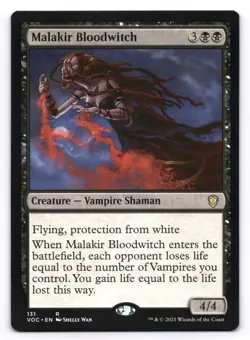 Malakir Bloodwitch NM Commander: Innistrad: Crimson Vow 131 MTG Regular - Image 1