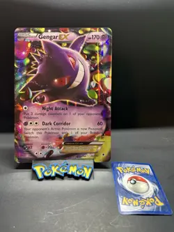 JUMBO Gengar EX Oversized Card 34/119 XY Phantom Forces Pokemon NM - Image 1