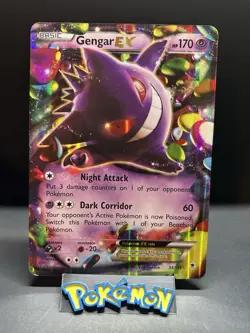 JUMBO Gengar EX Oversized Card 34/119 XY Phantom Forces Pokemon NM - Image 2