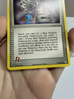 Pokemon Swoop! Teleporter Team Rocket Returns 92/109 Non Holo Trainer - Image 4