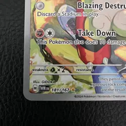 Hisuian Growlithe Illustration Rare (IR) 181/167 Pokemon TCG Twilight Masquerade - Image 2