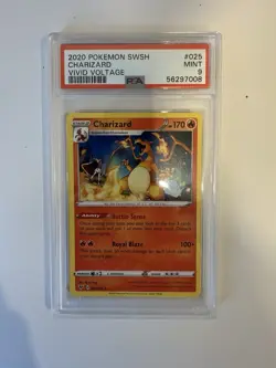 🔥 Pokemon PSA 9 Vivid Voltage Gem Mint Charizard Non Holo #025 - Image 1