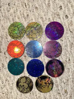 Full Set of Eeveelutions Coins - Prismatic Evolutions Tin Exclusive Pokemon TCG - Image 4