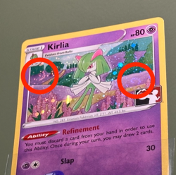 2 Swirls 🌀 Cosmo Holo Kirlia 068/195 - Pokemon Prize Pack Series 3 NM - Image 1