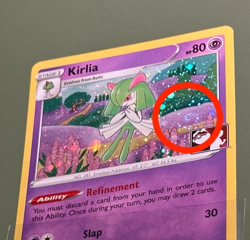 2 Swirls 🌀 Cosmo Holo Kirlia 068/195 - Pokemon Prize Pack Series 3 NM - Image 4