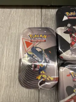 Pokemon Black Bolt & White Flare 4 Unova Mini Tins Brand New Sealed - Image 2