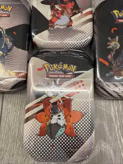 Pokemon Black Bolt & White Flare 4 Unova Mini Tins Brand New Sealed - Image 3