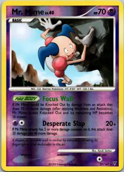 Pokemon Supreme Victors Mr. Mime Rare Reverse Holo 37/147 - Image 1