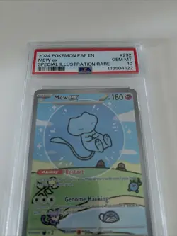PSA 10 2024 Pokemon PAF EN Mew EX SIR #232 - Image 3